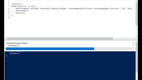 PowerShell Write-Progress Display Function