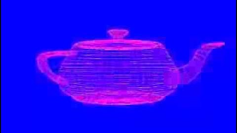 OpenGL immediate mode teapot