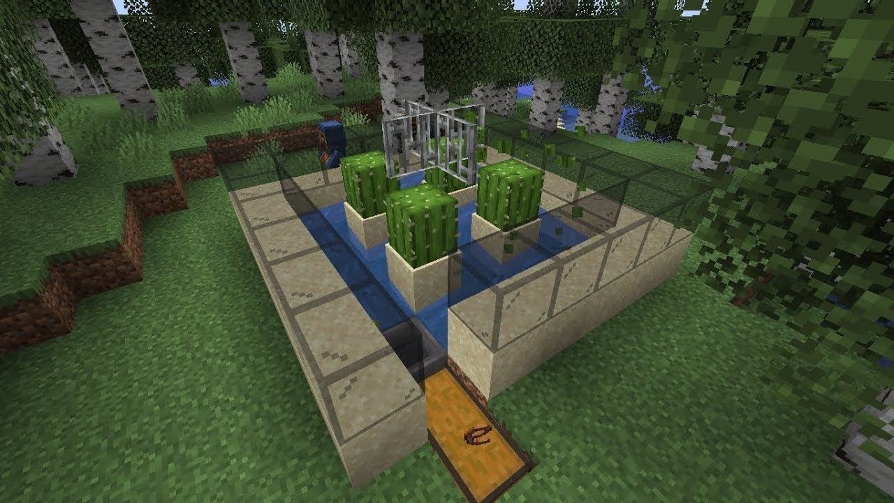 *BEST**EASIEST*FULLY AUTOMATIC CACTUS FARM FOR 1.14+(JAVA,BEDROCK,PE