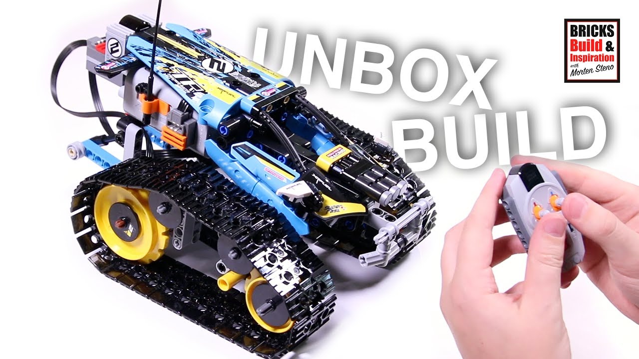 LEGO 42095 - Technic - Remote Controlled Stunt Racer - Unbox and build -  YouTube