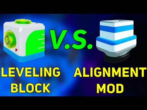 Alignment Mod V.S. Leveling Block - Astroneer Terraforming