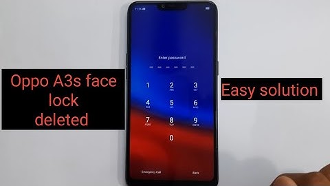 oppo a3s face lock remove easy solution #lockscreen #password #pin #mobilelock #mobilepassword...