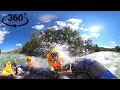 Весёлый сплав по горной реке - VR 360° Video - Бухтарма - Природа