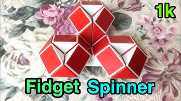 Make a Fidget spinner with Snake Cube ma |