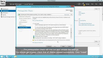 Adding a Secondary Domain Controller on Windows Server 2012 R2
