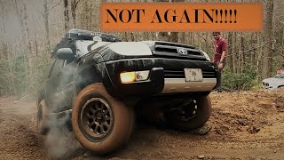 4th Gen 4runner Hits NC Mountain Trail (Old House Gap Road)