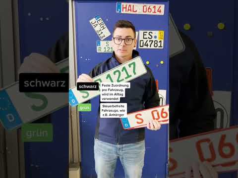 Video: Was bedeutet schwarzes Nummernschild?