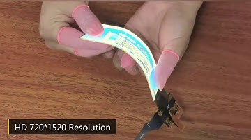 5.1 inch Flexible AMOLED Display 720*1520 Resolution IPS Flexible OLED Screen LCD Module with Touch