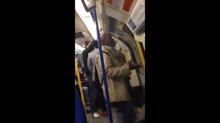 Video thumbnail of "Bon Jovi's "Livin' On A Prayer". Man singing in subway or park.2013 to recent."