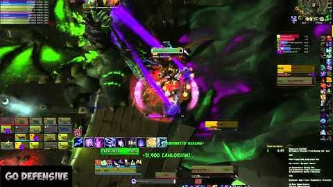 Go Defensive VS Mannoroth mythic. Arcane mage PoV