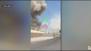 Iran retaliates with missile barrage