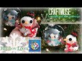 Rainbow Loom Loomigurumi Mini Snowman Ornament