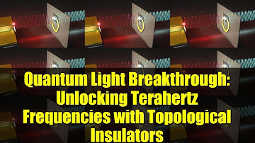 Quantum Light Breakthrough   Unlocking Terahertz Frequencies with Topological Insulators