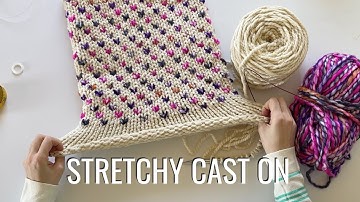 My favorite stretchy cast on - knitting tutorial