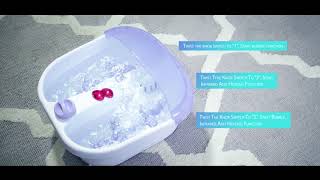 Costway Portable Bubble Heating Foot Spa Bath Massager (EP23045) screenshot 5