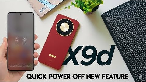 HONOR X9D 5G: New Quick Power Off Feature Explained