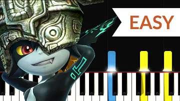 Midna's Lament - The Legend of Zelda: Twilight Princess (EASY Piano Tutorial)