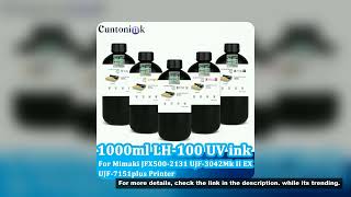 UV Ink 1000ml UV Ink LH-100 UV Ink With Chip for Mimaki JFX500-2131 UJF-3042Mk II EX UJF-7151plus Pr