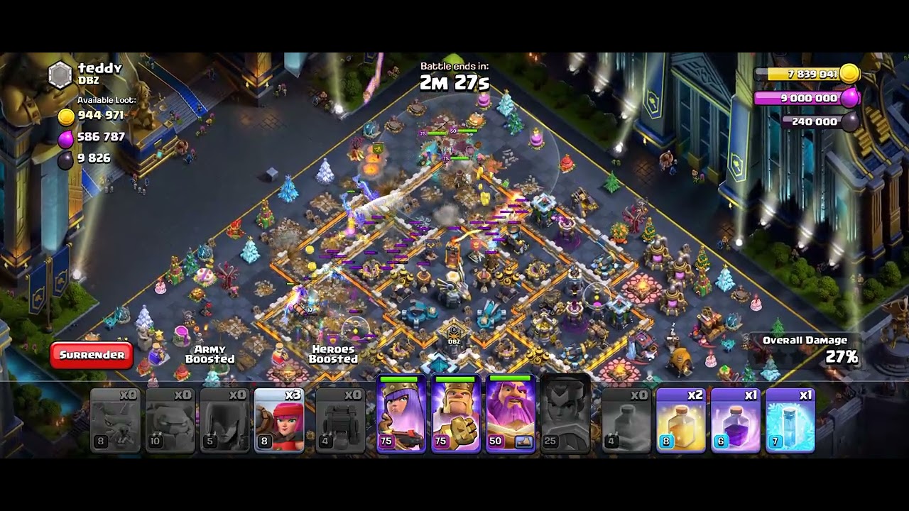 Osm base visit #clashofclans 