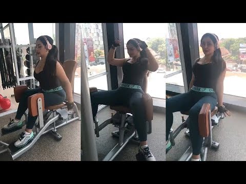 sisca mellyana hard workouts in gym 🚶 2018 Instagram Sisca mellyana live videos