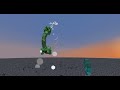 The Giraffe VS Prismarine Watcher [Minecraft Mob Battle]