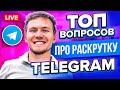 LIVE: Telegram. Как раскрутить телеграм канал. Как набрать подписчиков. Продвижение телеграм
