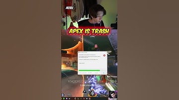 Aceu Crashes Out For The First Time After This #apexlegends