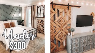 BEDROOM MAKEOVER UNDER $300🔨 | Boho Bedroom DIY