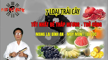 7 LOẠI TRÁI CÂY TỐT NHẤT ĐỂ THẮP HƯƠNG -THỜ CÚNG |7 TRÁI CÂY PHONG THỦY TỐT NHẤT MAY MẮN - TÀI LỘC
