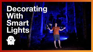 Smart Wifi Halloween (and Home+) Lighting with Ustellar TANK Flood Lights - Unboxing, Setup & Review