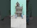 2 मंजिल वाला घर🏠//How to build a two-story house // miniature clay house #diy #miniatureart #art