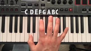 Piano Lesson for beginners Part 1