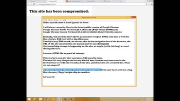 Google Chrome Security Bug - PoC