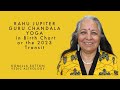 Rahu Jupiter Guru Chandala Yoga- in Birth Chart or the 2023 Transit: Komilla Sutton