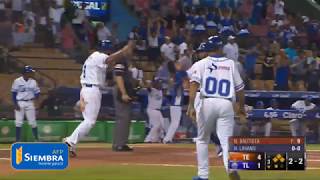 Triple con bases llenas para Rymer Liriano 23-10-18