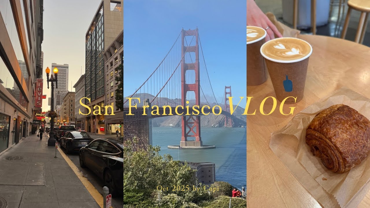 【Trip Vlog 前編】サンフランシスコ新婚旅行🇺🇸｜観光名所とグルメを満喫した4泊6日✈️かかった費用