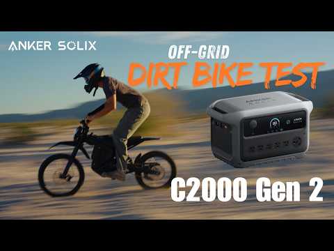 Off-Grid Dual Dirt Bike Test ⚡ Can Anker SOLIX C2000 Gen 2 Power It All?