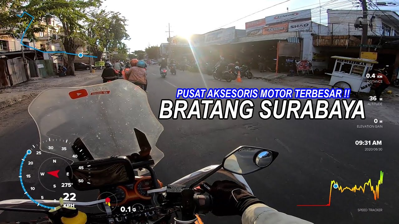 MotoVLOG Suasana Asli New Normal Di Bratang Kawasan Pusat Aksesoris Motor Terbesar Di Surabaya YouTube