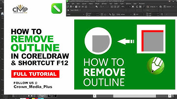 How to Remove Outline in Coreldraw