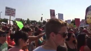 Raw video: Thousands of employees rally at Market Basket headquarters