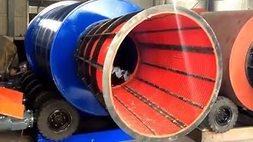 200 ton  per hour  chrome wash rotary trommel scrubber