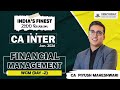 Ratio Analysis Part-2 | Financial Management | CA Inter ZIDD Series | Jan 2026 Exam