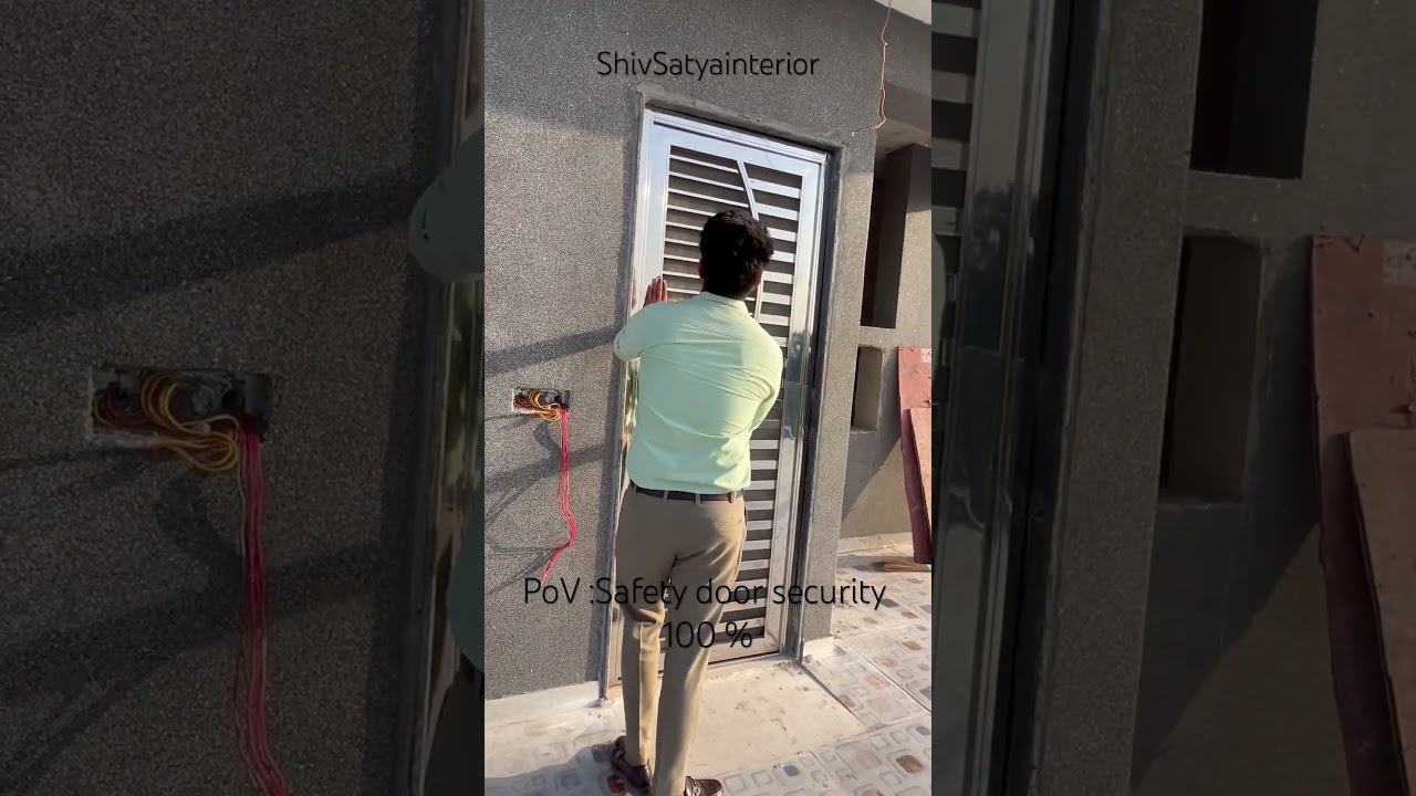 Safety door for security purpose  