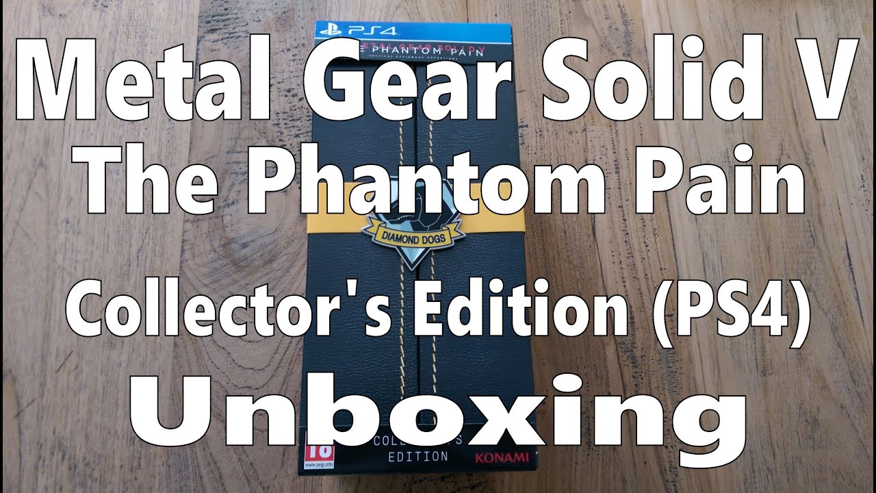 PS4 Metal Gear Solid V Le Phantom Pain Édition Spéciale Jeu Japonais