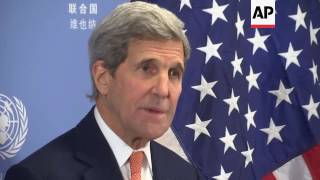 Cutaways from Kerry statement