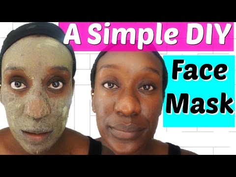 DIY Clay Face MASK For DRY Skin, Dark Spots and ACNE