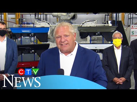 COVID-19 pandemic: Ontario Premier Ford losing patience with teachers' unions over return to school