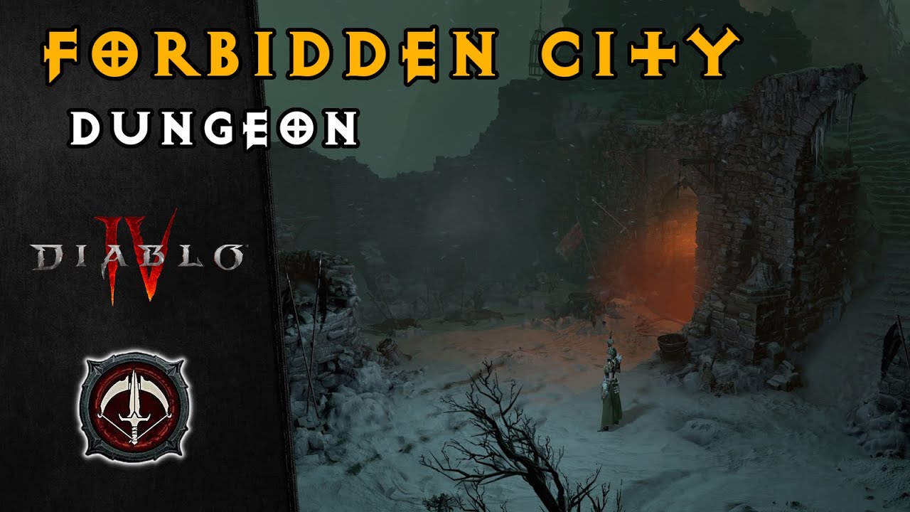 Forbidden City Full Dungeon Playthrough - 4k PS5 Gameplay Rogue - Diablo 4 Early Access Weekend