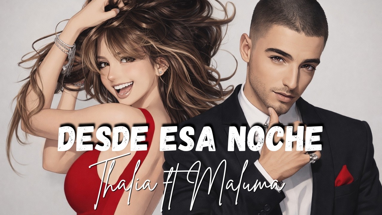 Thalia ft Maluma - Desde Esa Noche [Letra/Lyrics]