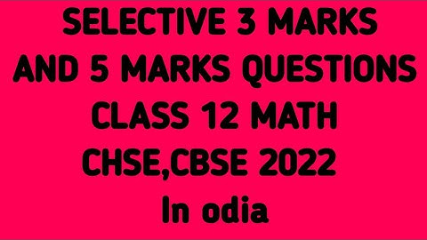 selective 3 marks and 5 marks math  questions  class12 l Inverse trigonometry  selective questions